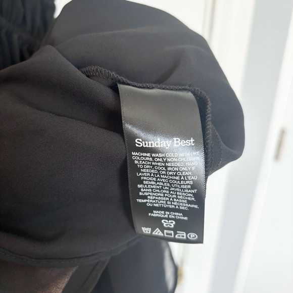 Aritzia Sunday Best Martins Dress Black NWOT #117571 - Picture 10 of 11